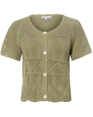 Marie Lund Strickjacke - Grün