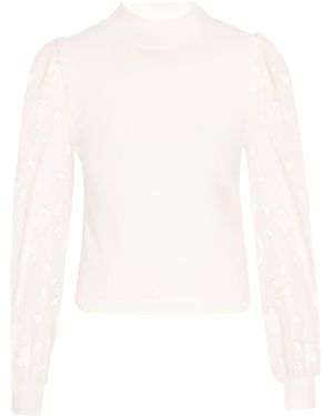 faina Pullover Festive - Weiß