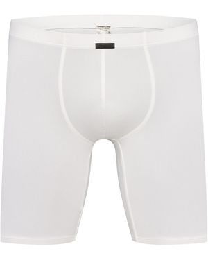 MANSTORE Langer Boxer M2569 Biker Pants - Weiß