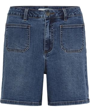 Kaffe Shorts Brook - Blau