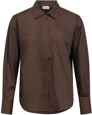 Object Bluse Objzila - Braun