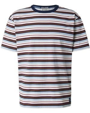 Scotch & Soda T-Shirt Yarndyed - Blau