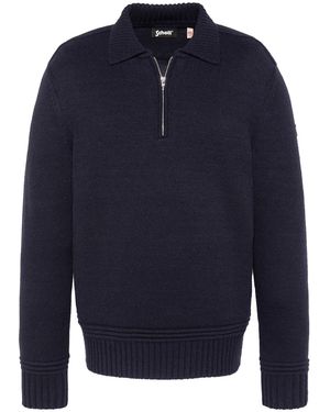 Schott Nyc Pullover - Blau