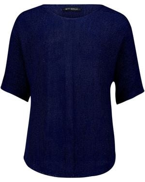 Betty Barclay Strickpullover Kurzarm - Blau