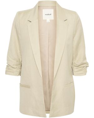 Soaked In Luxury Blazer 'Malia' - Natur