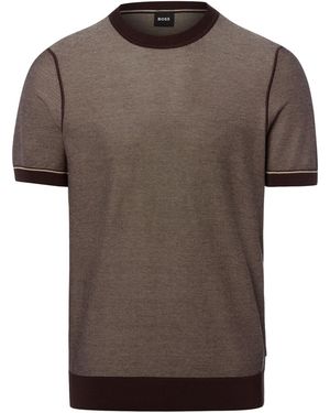 BOSS Pullover Nalon - Braun