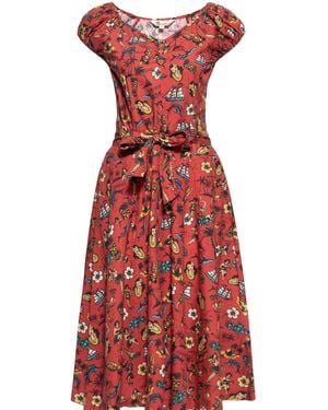Queen Kerosin Sommerkleid Hawaii - Rot