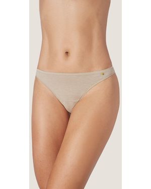 Zd - Zero Defects Panty Thong Soy Fiber - Natur