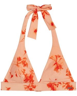 Marc O' Polo Marc Opolo Triangel-Bikini-Top Firecracker Floral - Orange