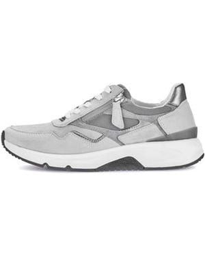 Gabor Schnürschuh Komfort Schnürschuh Damen 86.896.49 Echtleder - Weiß