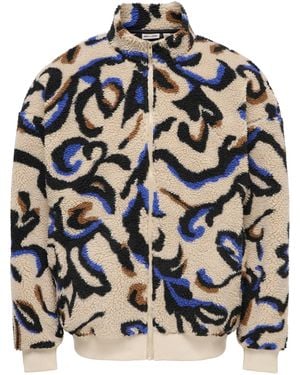 Only & Sons Fleecejacke Onsadam - Grau