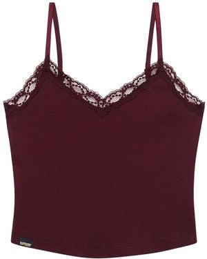 Superdry & Co Top Essential - Lila