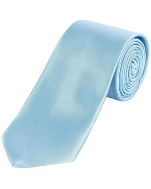 DonDon Krawatte Herren Krawatte 7 Cm Klassische Handgefertigte Business Krawatte - Blau