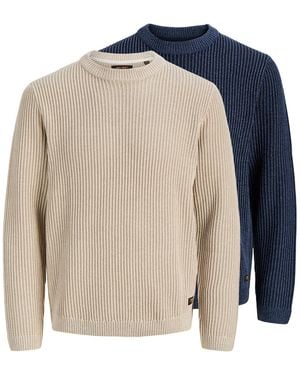 Jack & Jones Pullover Jjedover - Blau