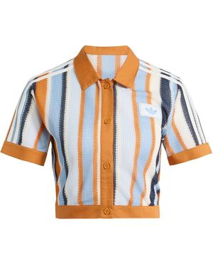 adidas Originals Poloshirt Glow - Blau