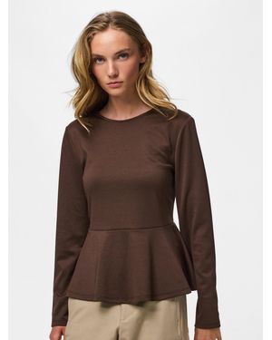Pieces Shirt Pcalisa - Braun