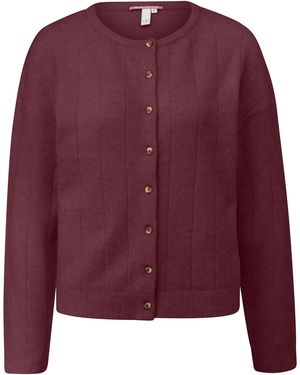 QS Strickjacke - Rot