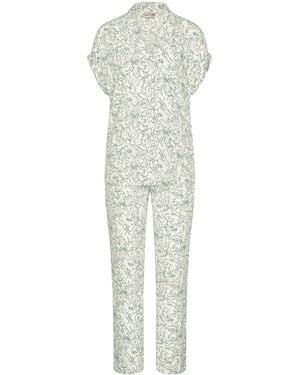 Triumph Pyjama Boyfriend Fit - Weiß