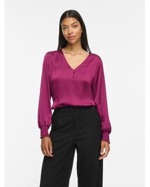 Vila Bluse Visofie - Rot