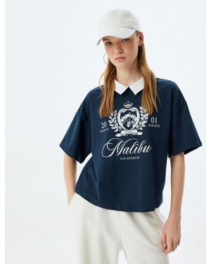 Koton Shirt - Blau