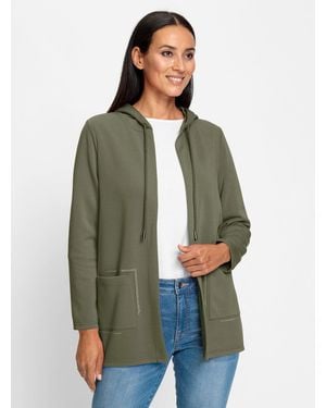 heine Sweatjacke - Grün