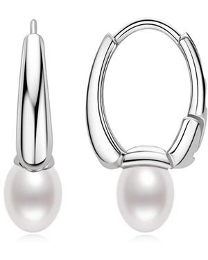 ROUGEMONT Jewellery Ohrringe Kleeblatt Ohrstecker - Weiß
