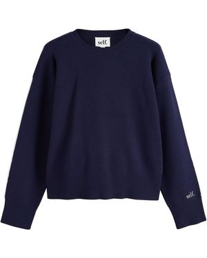 Self Pullover - Blau