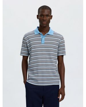 SELECTED Poloshirt Slmjasper - Blau