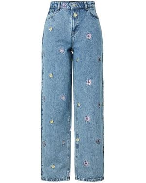 Pieces Jeans Pcbennie - Blau