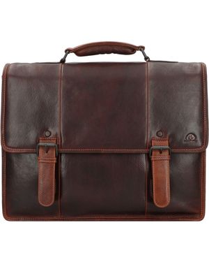 Greenburry Aktentasche Rugged - Braun