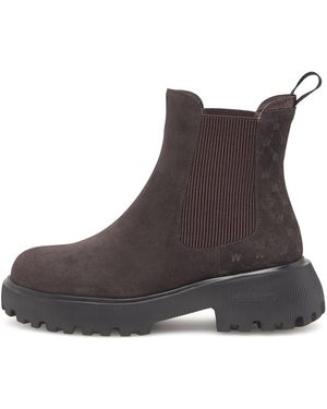 Woden Chelsea Boots Aya Warm - Braun