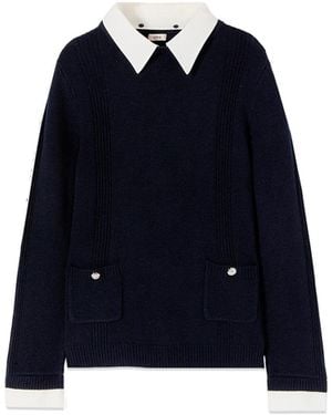 Oltre Pullover - Blau