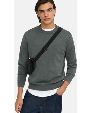 Only & Sons Pullover Onsgarson - Grau