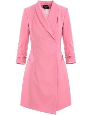 AVENUE No.29 Avenue N29 Kleid Asymmetric Tailored Blazer Dress - Pink