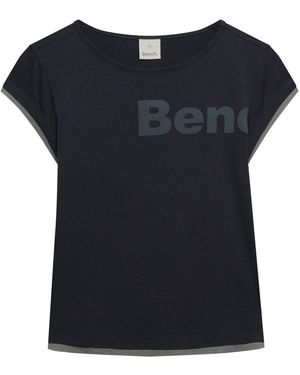 Bench T-Shirt X Superdry & Co - Blau