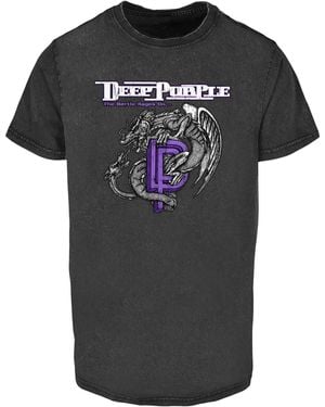 Merchcode T-Shirt Deep Dragon - Schwarz