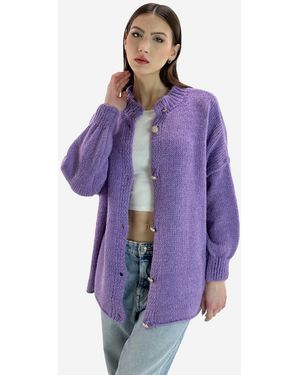 Elara Strickjacke - Lila
