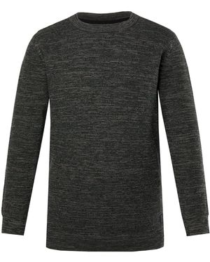 Men Plus Pullover - Schwarz