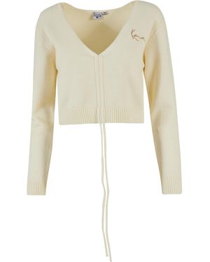 Karlkani Pullover - Weiß