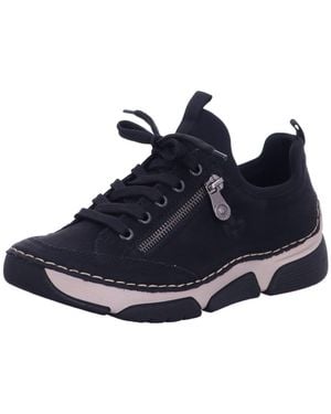 Rieker Sneaker Low Sneaker Damen 45973 00 Leder-Mix - Blau