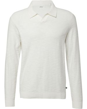 S.oliver Pullover - Weiß