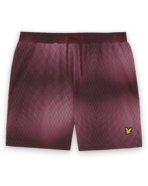 Lyle & Scott Badeshorts - Lila