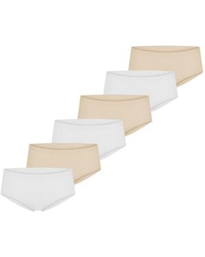 Schiesser Panty Invisible Cotton - Weiß