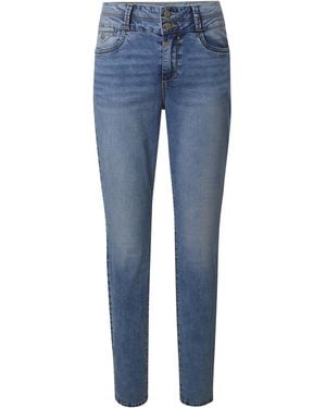 Timezone Slim-Fit-Jeans Enya Tz - Blau