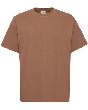 Solid Kurzarmshirt Sddanton - Braun