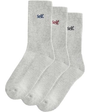 Self Socken - Weiß
