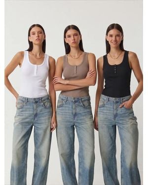 Happiness İstanbul Happiness Stanbul Top Tanktops & Camis - Blau