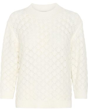 Kaffe Pullover - Weiß