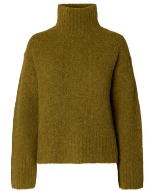 SELECTED Pullover Slfgabriella - Grün