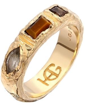 Haze & Glory Ring Trio Jewels - Mettallic